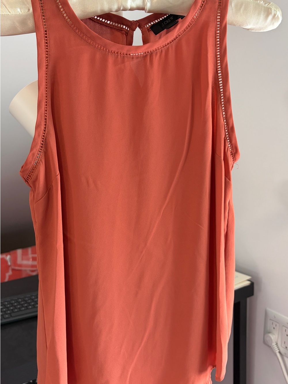 J. Crew Terracotta Sleeveless Top